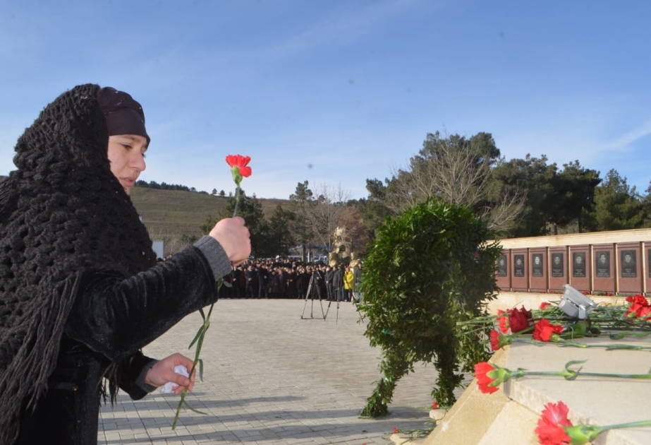Şimal bölgəsinin sakinləri 20 Yanvar şəhidlərinin xatirəsini böyük ehtiramla anıblar