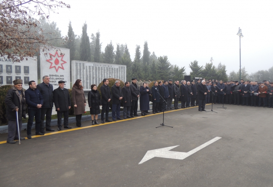 20 Yanvar şəhidlərinin xatirəsi Ağdamda da böyük ehtiramla yad edilib