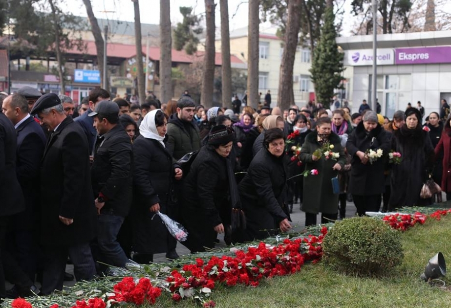 Qərb bölgəsində 20 Yanvar şəhidlərinin xatirəsi anılıb