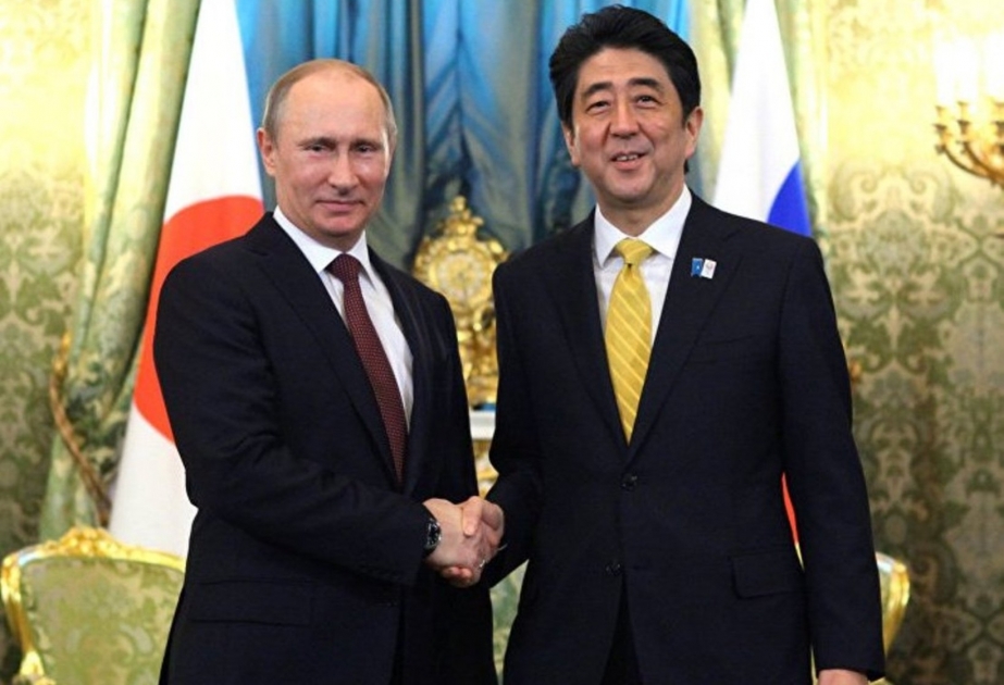 Şinzo Abe Vladimir Putinlə görüşmək üçün Rusiyaya yollanır