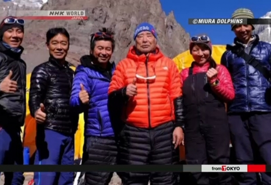 Yaponiyalı 86 yaşlı alpinist Akonkaqua zirvəsinə qalxmağı dayandırıb