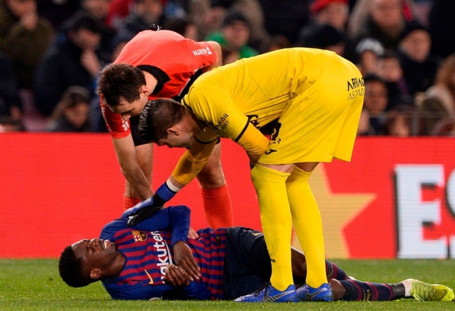 Dembele “Leqanes” ilə oyunda zədələnib
