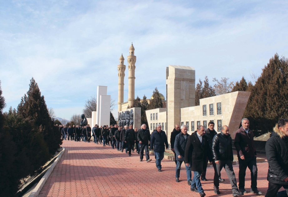 20 Yanvar faciəsinin 29-cu ildönümündə muxtar respublikamızın bütün rayonlarında şəhidlərin əziz xatirəsi ehtiramla anılıb