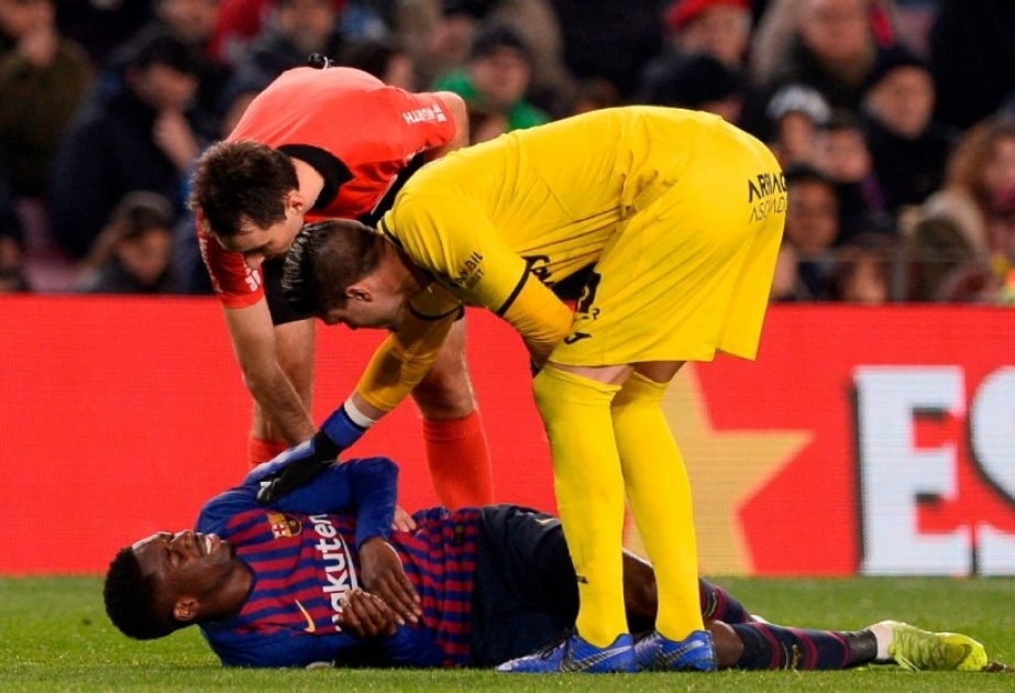 Дембеле получил травму в матче с «Леганесом»