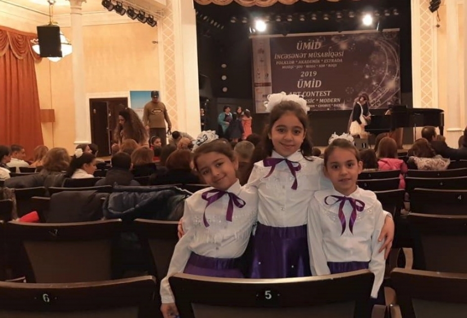 Sumqayıt uşaq incəsənət məktəbinin şagirdlərinin növbəti uğuru