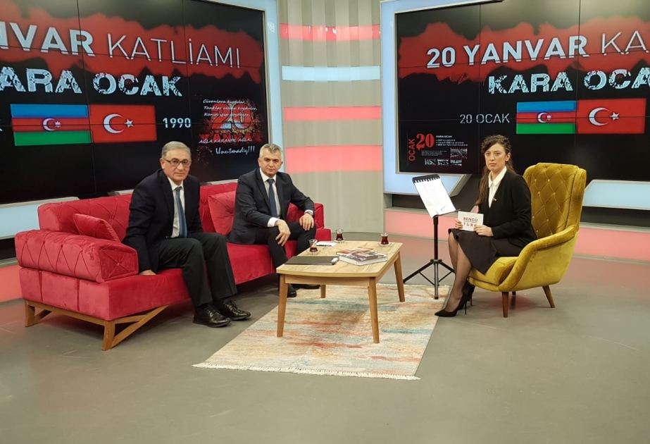 Türkiyənin “Bengü türk” kanalının “Azərbaycan ruzigarı” verilişi 20 Yanvar faciəsinə həsr olunub