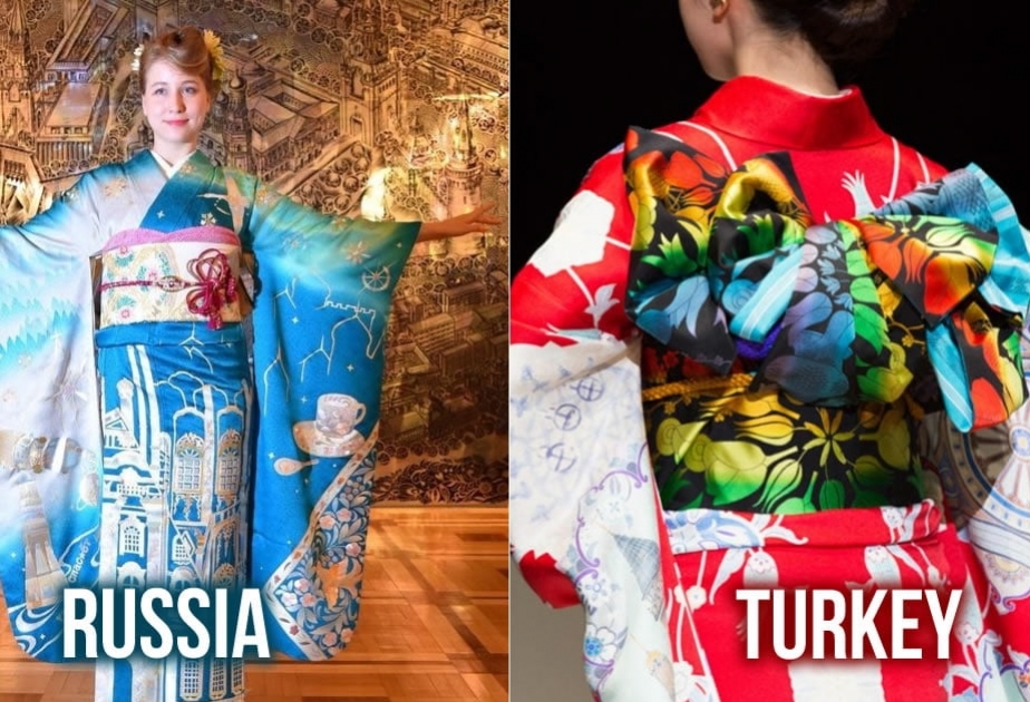 Kanazavada Liviya motivlərinin əks olunduğu kimono hazırlanır