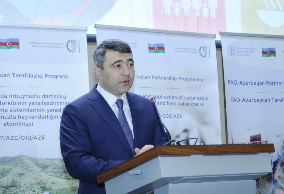 İnam Kərimov: FAO–Azərbaycan Tərəfdaşlıq Proqramı üzrə 5 layihənin icrası həyata keçirilir