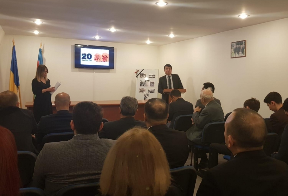 20 Yanvar faciəsinin qurbanları Rumıniyada da anılıb