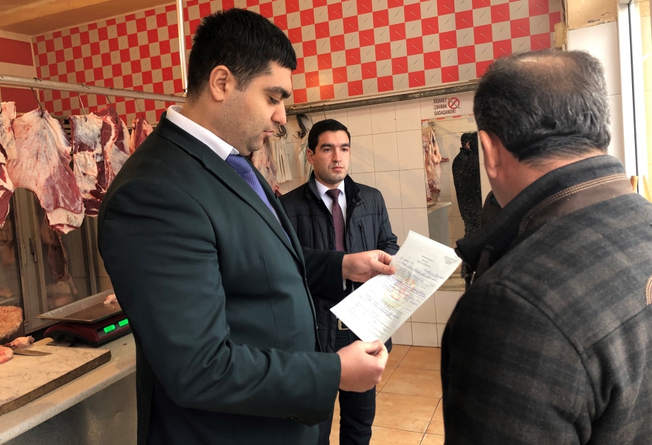 Binəqədi rayonunda qanunsuz ət satışı məqsədilə heyvan kəsiminin qarşısını almaq üçün reyd keçirilib
