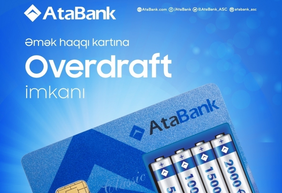 ®  “AtaBank”ın əməkhaqqı kart sahiblərinə şad xəbər