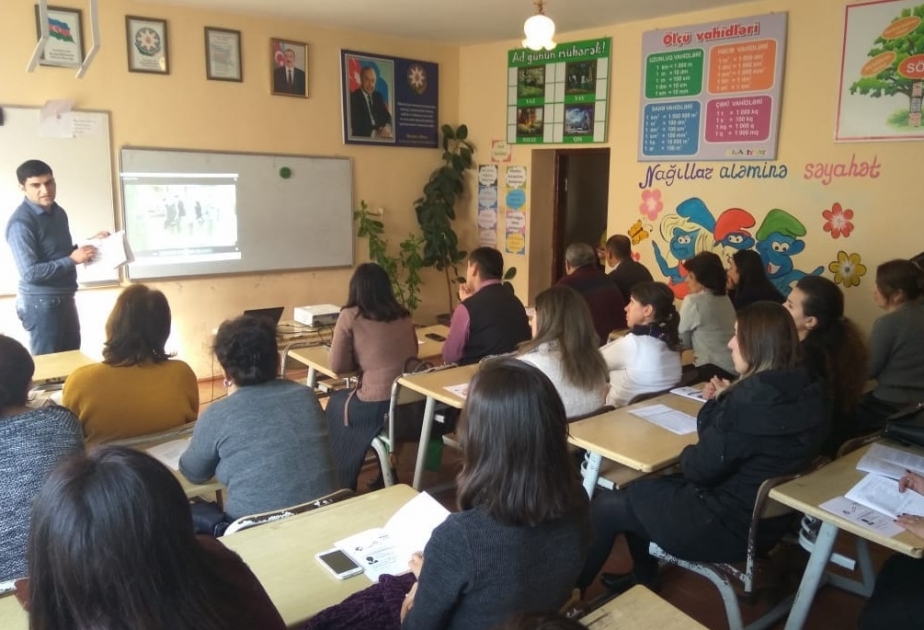 Dövlət İmtahan Mərkəzinin Şəki Regional Bölməsi üzrə nəzarətçi müəllimlər üçün seminar-məşğələlər başa çatıb