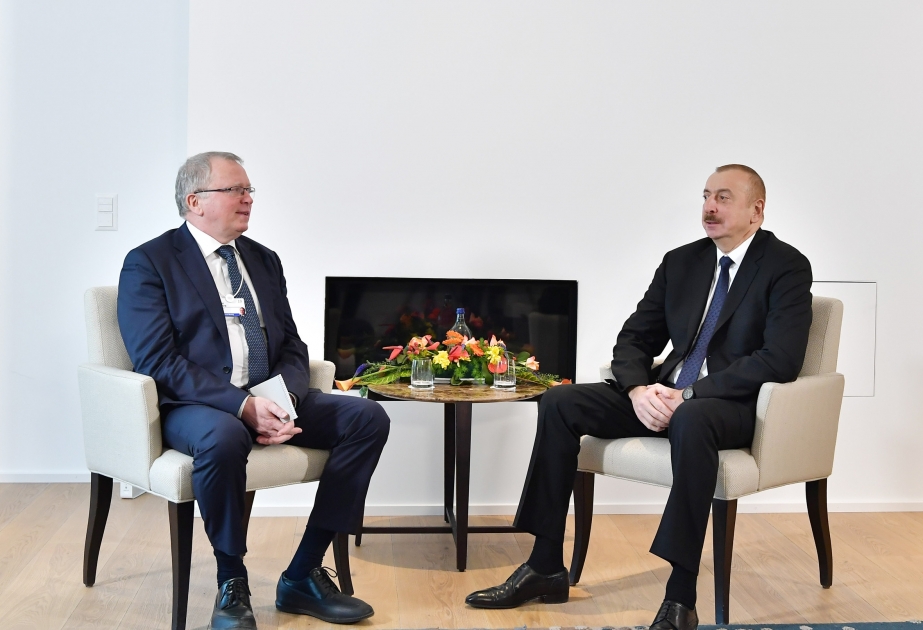 Prezident İlham Əliyev “Equinor” şirkətinin baş icraçı direktoru ilə görüşüb VİDEO