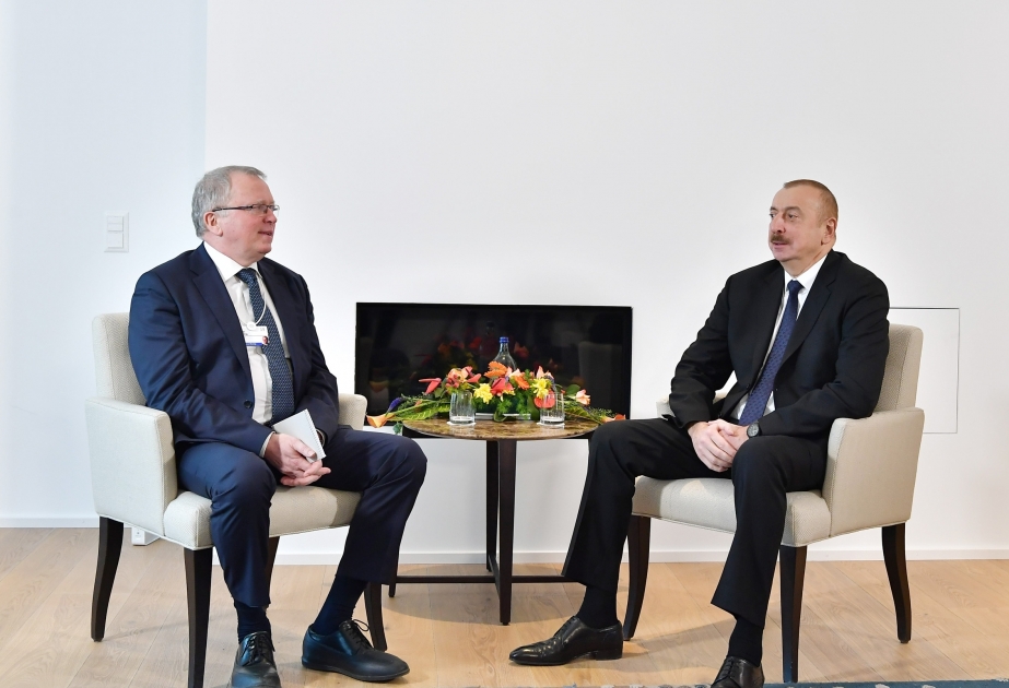 Davos : entretien du président Ilham Aliyev avec le PDG d’Equinor VIDEO