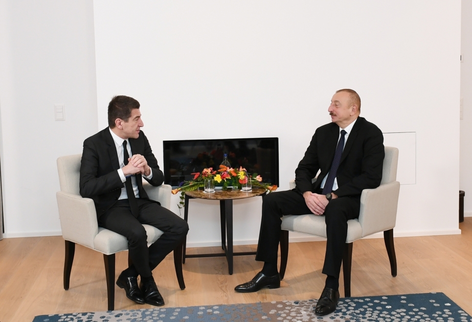 Le président Ilham Aliyev s’est entretenu avec le PDG de Lazard Frères à Davos VIDEO