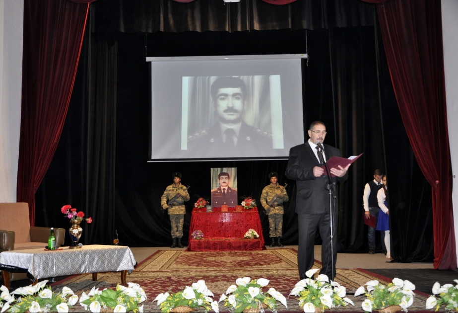 Ağdamda Milli Qəhrəman Nadir Əliyevin xatirəsi anılıb