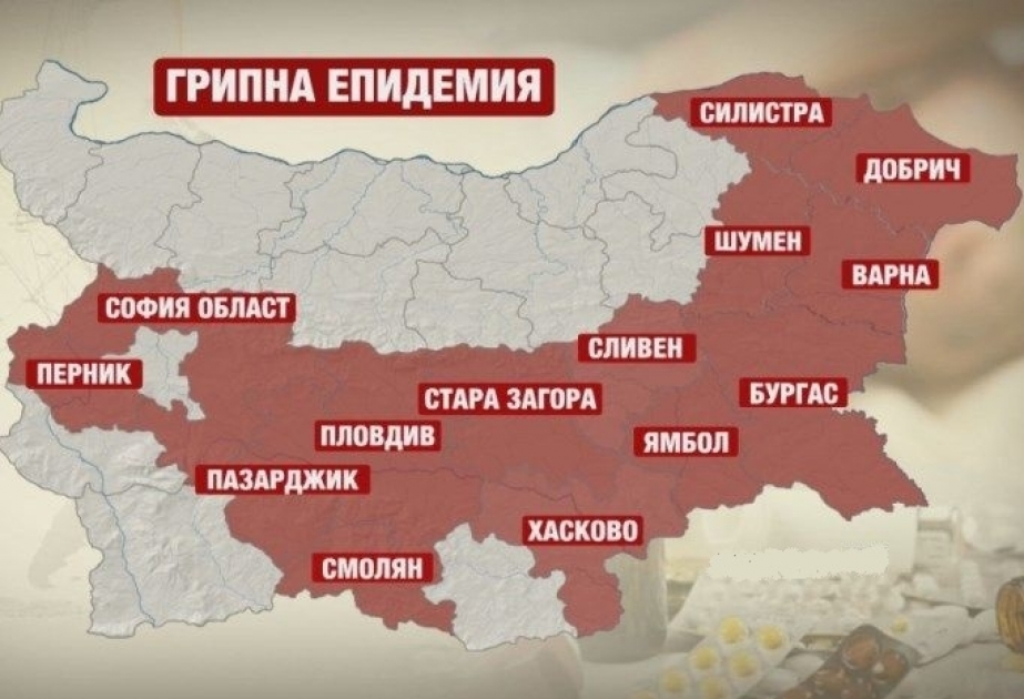 Bolqarıstanın 14 bölgəsində qrip epidemiyası yayılıb