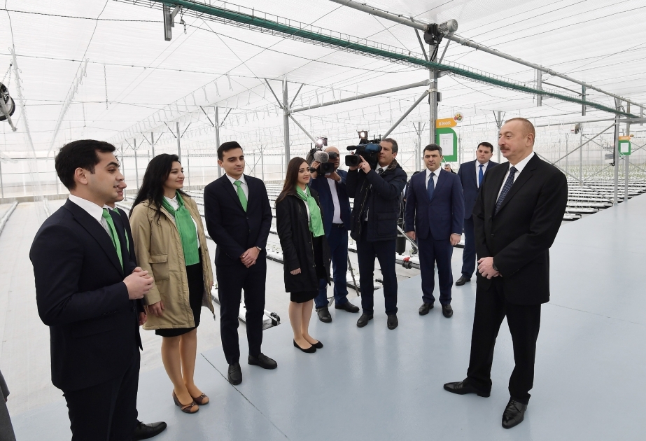 Ilham Aliyev asistió a la inauguración del Instituto de Investigación Científica en Horticultura