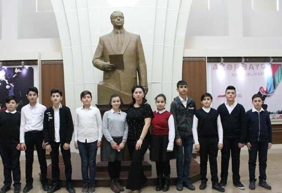 Yasamal rayon Heydər Əliyev Mərkəzi şagirdlərdə zəngin təəssüratlar yaradıb