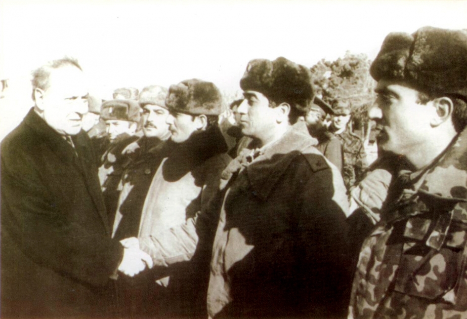 İyirmi beş il əvvəl Ulu Öndərin xeyir-duası ilə cəbhəyə yollanan hərbi hissə bu gün də Vətənin keşiyindədir