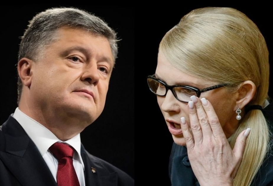 Prezident seçkiləri ilə bağlı sorğu: Poroşenko və Timoşenkonun reytinqi bərabərləşib