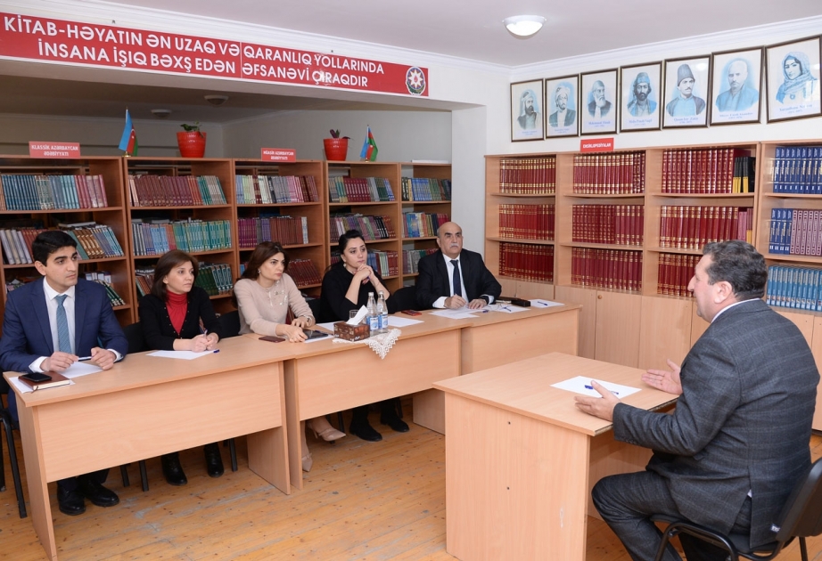 Binəqədi və Nəsimi rayonları üzrə müəllim və valideynlərin müraciətləri dinlənilib