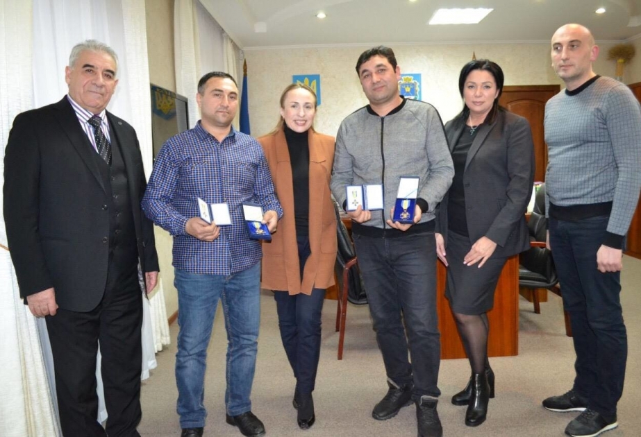 Ukraynada qəhrəmanlıq göstərən soydaşlarımız dövlət mükafatı ilə təltif ediliblər