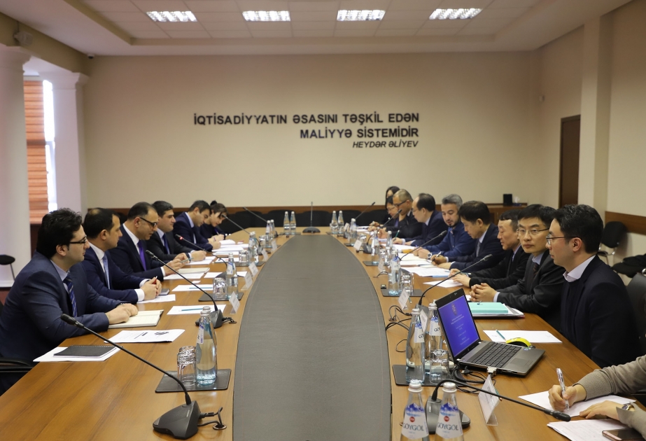 Koreya nümayəndə heyəti Azərbaycanda bankların kapitallaşması üzrə görülən işlər barədə məlumatlandırılıb