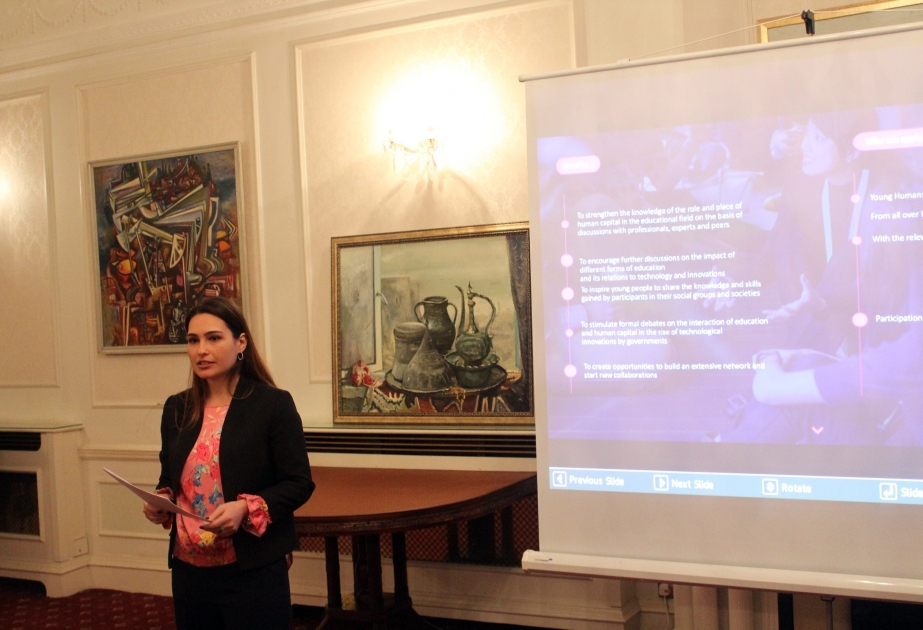 Azerbaijanis attend preparatory event for Young Human Summit in London