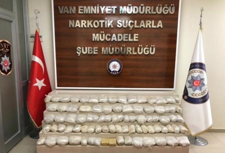 Türkiyənin Van vilayətində 62 kiloqramdan çox heroin ələ keçirilib