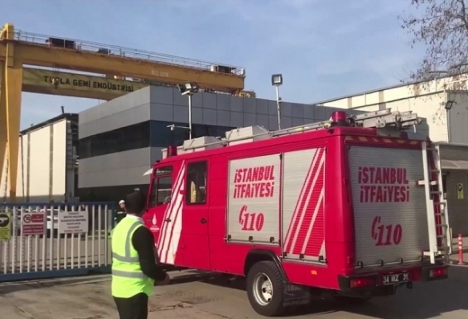 Un incendie s’est produit dans un navire à Istanbul