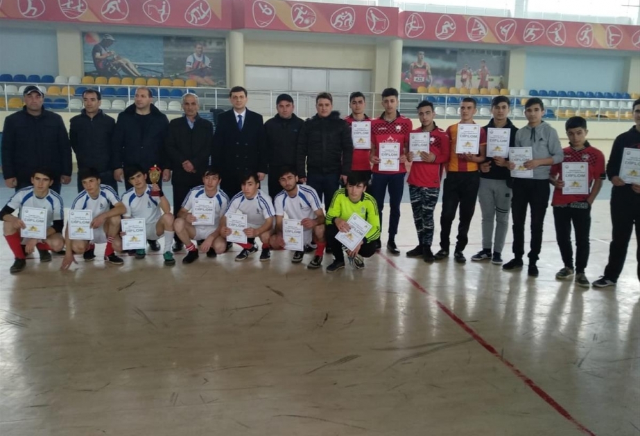 Mini futbol üzrə İsmayıllı birinciliyinin qalibləri müəyyənləşib
