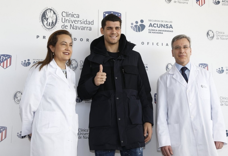 Álvaro Morata arribó a Madrid a pasar el chequeo médico para la transferencia a "Atletico"