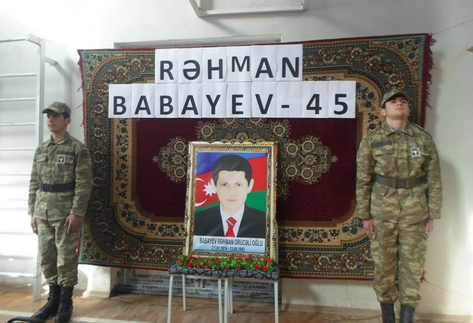 Astarada şəhid Rəhman Babayevin xatirəsi anılıb