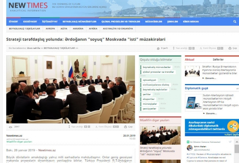 Strateji tərəfdaşlıq yolunda: Ərdoğanın “soyuq” Moskvada “isti” müzakirələri
