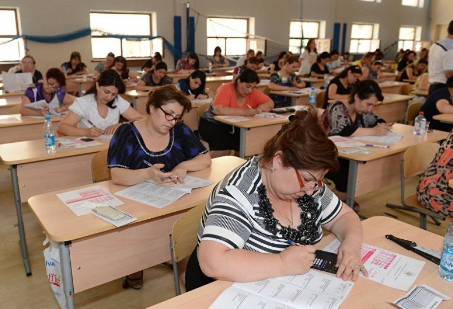 Gəncədə 600 müəllim qiymətləndirmə imtahanına cəlb olunub