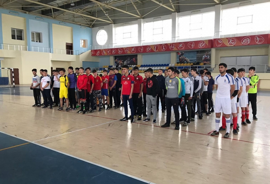 İsmayıllıda Azərbaycan Gəncləri Gününə həsr olunan mini futbol yarışı keçirilib