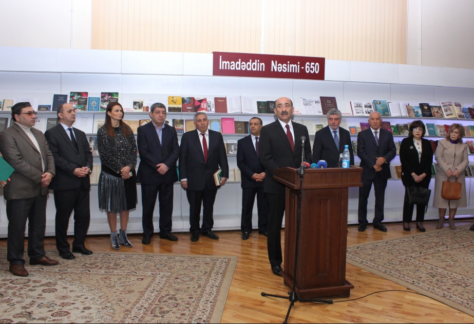 “Nəsimi ili” ölkəmizin və mədəniyyətimizin daha geniş miqyasda tanınmasına vəsilə olacaq