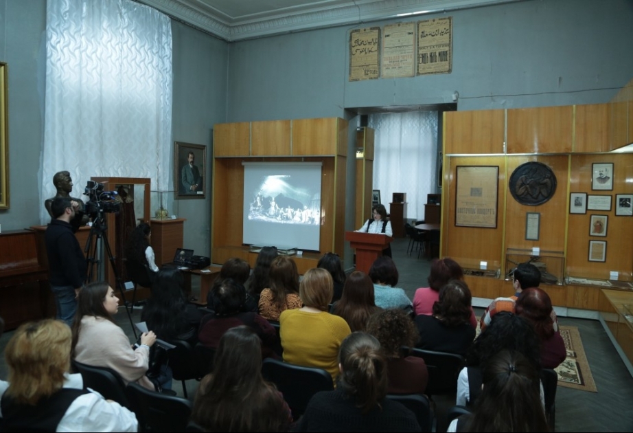 Teatr Muzeyində “Sənət haqqında söhbət” layihəsi çərçivəsində növbəti tədbir