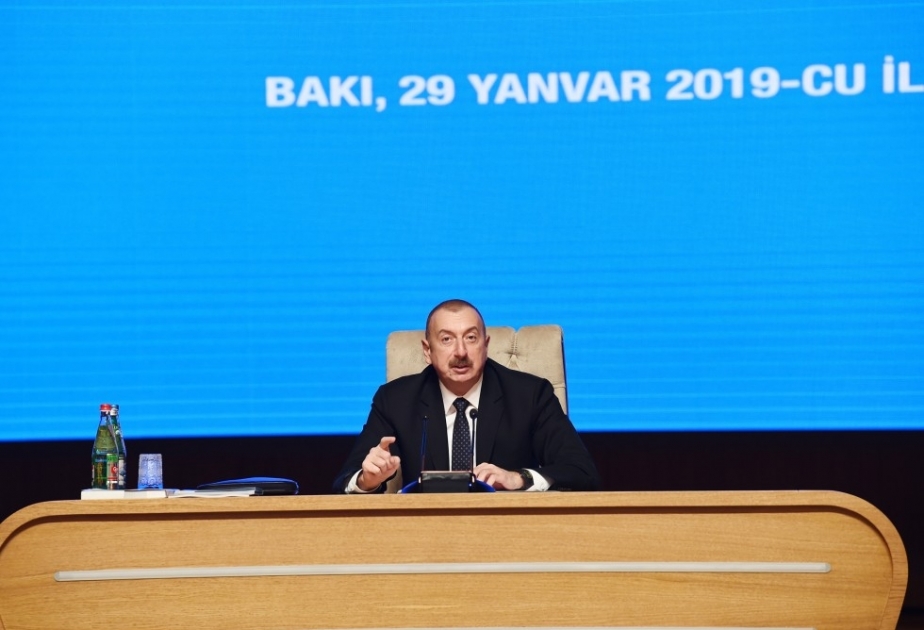 Prezident İlham Əliyev: Təbii qazla təminat 15 il əvvəl 50 faiz səviyyəsində idi, bu gün 95 faizdir