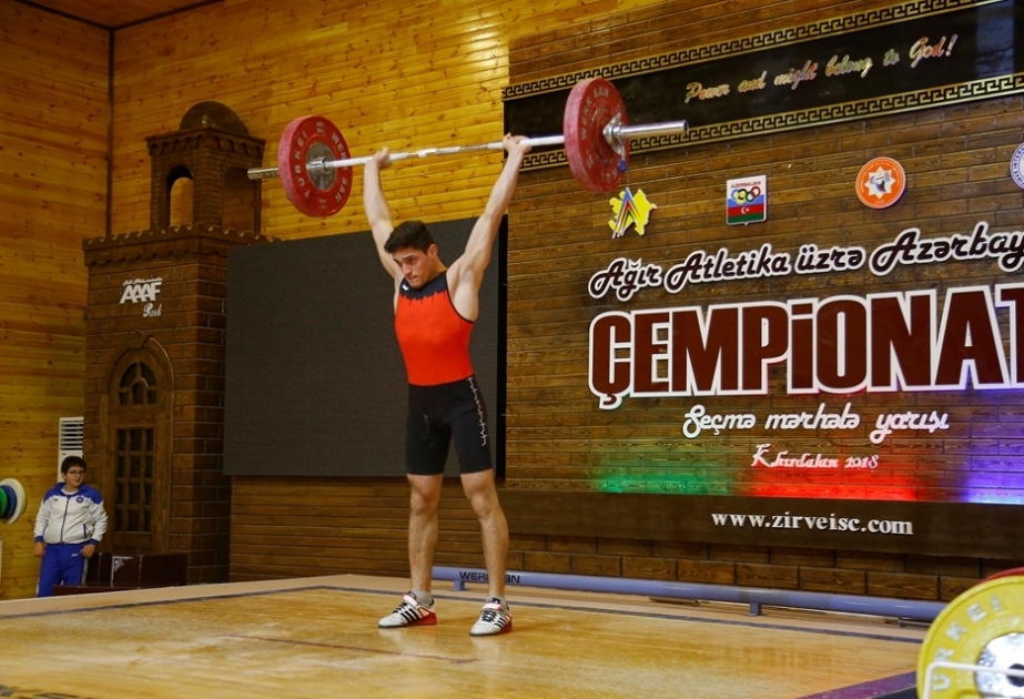 Ağır atletika üzrə respublika yarışlarının birinci seçmə mərhələsinə yekun vurulub