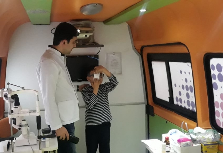 ®  “Azercell”in “Mobil Göz Klinikası” Ağdamda