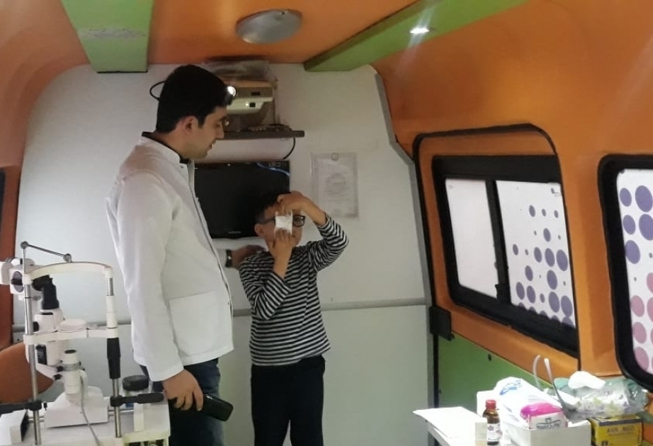 ®  Azercell’s “Mobile Eye Clinic” visits Aghdam
