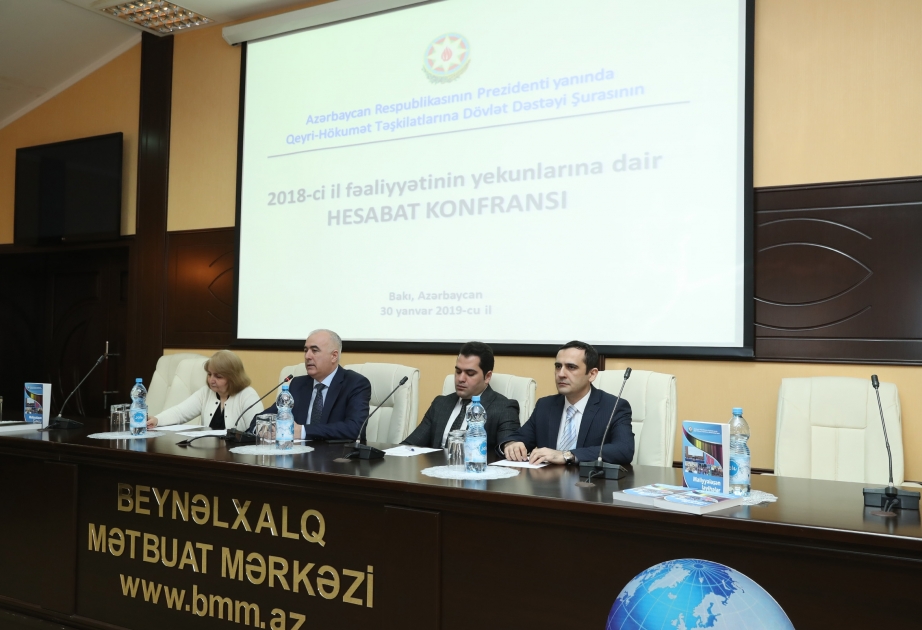 QHT-lərə Dövlət Dəstəyi Şurası 2018-ci ildəki fəaliyyəti ilə bağlı hesabat verib