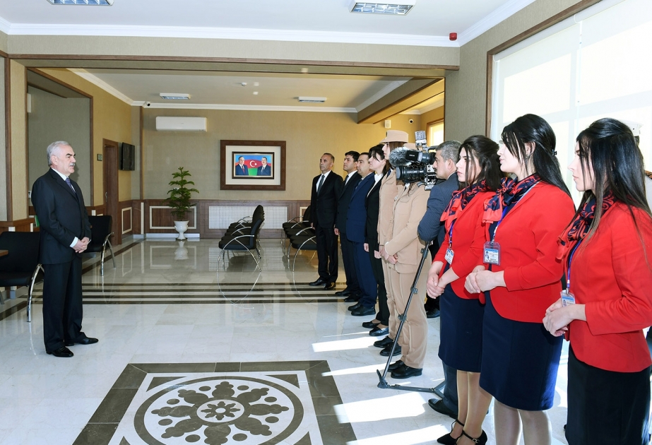 Şahbuz şəhərində yeni Aviakassa tikilib