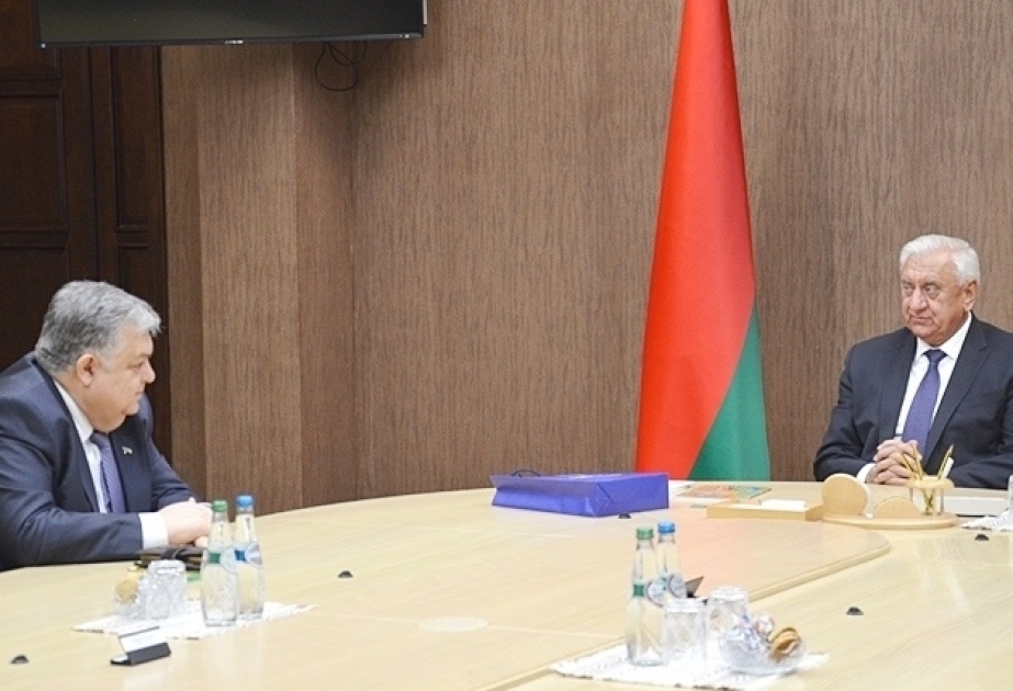 Azərbaycan ilə Belarus arasında əməkdaşlığın genişləndirilməsi məsələləri müzakirə olunub