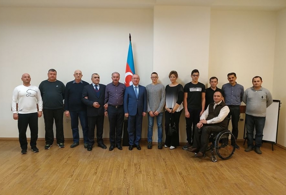 Azərbaycan Milli Paralimpiya Komitəsinin prezidenti yığma komandanın üzləri ilə görüşüb