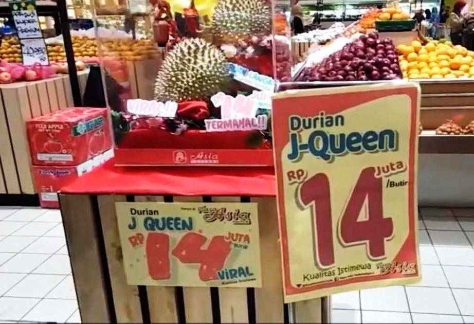İndoneziyada durian meyvəsinin az tapılan növü min dollara satılır