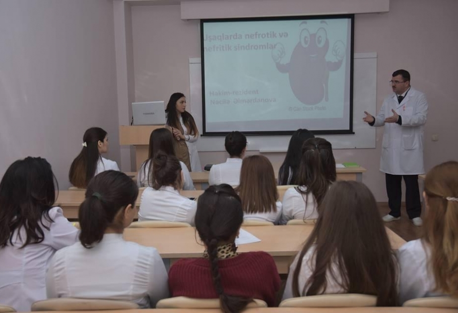 Uşaqlarda nefrotik və nefritik sindromlara həsr olunmuş seminar keçirilib