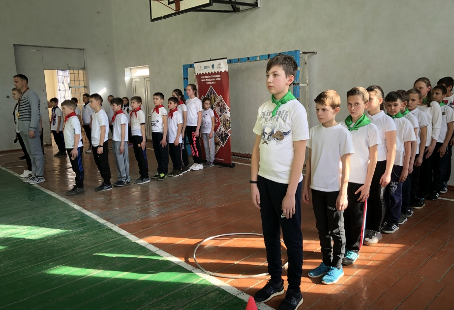“TOPs” layihəsi çərçivəsində İvanovka kənd tam orta məktəbində idman festivalı təşkil olunub
